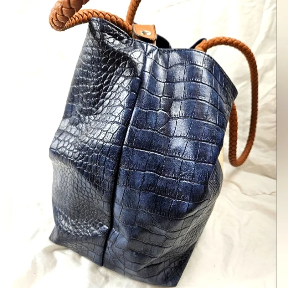 Faux leather tote bag - Picture 4 of 9